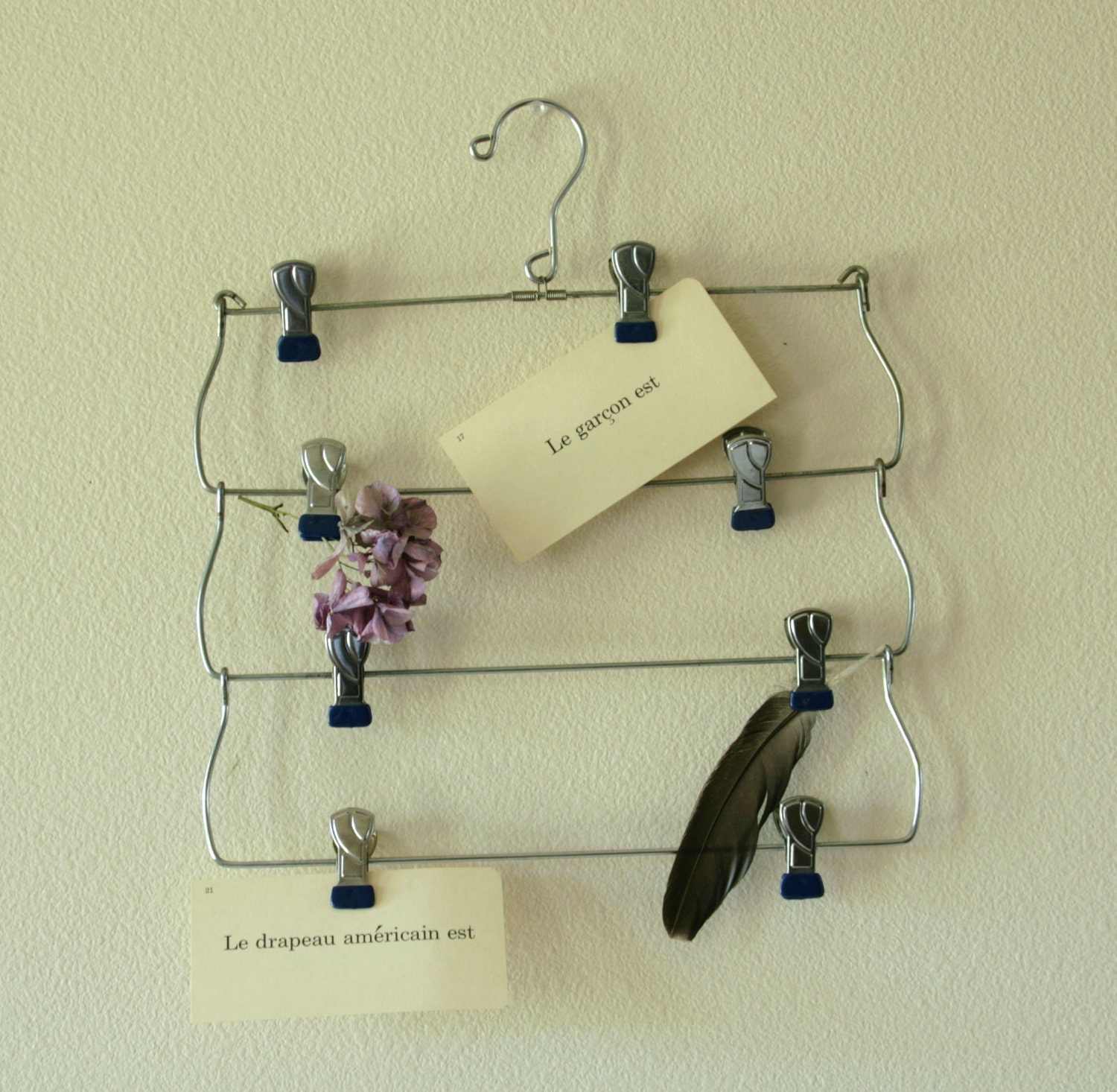 Vintage metal skirt hanger