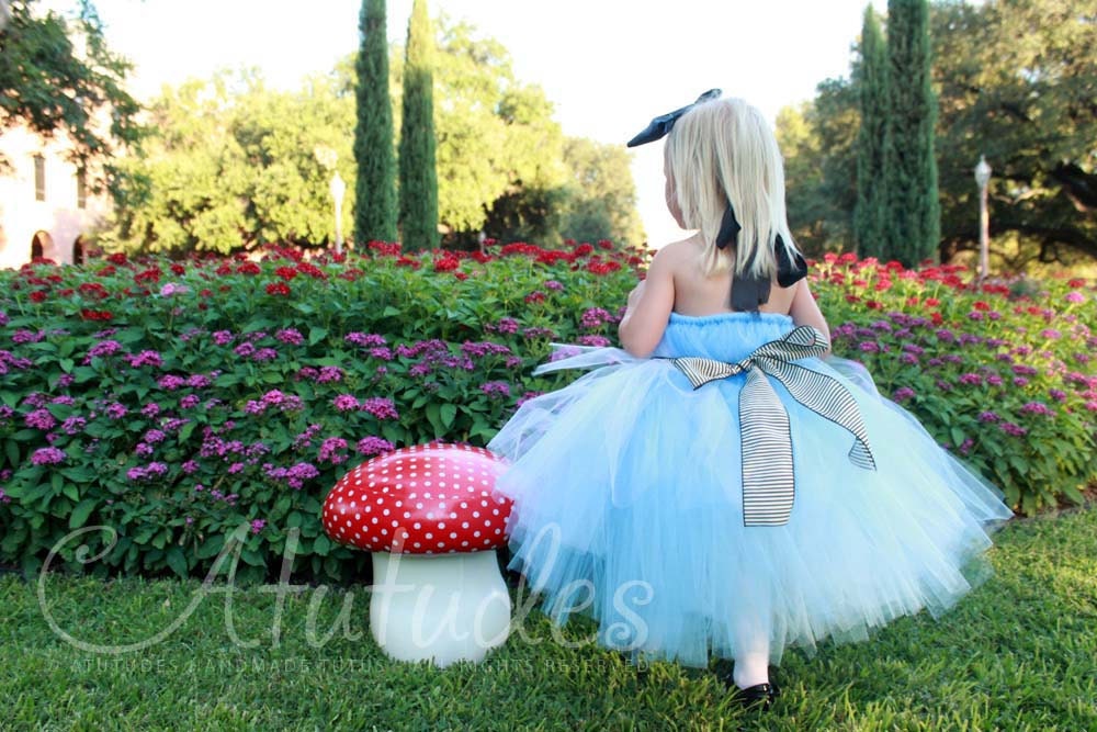 Halloween Costume - Wonderland Tutu Dress by Atutudes