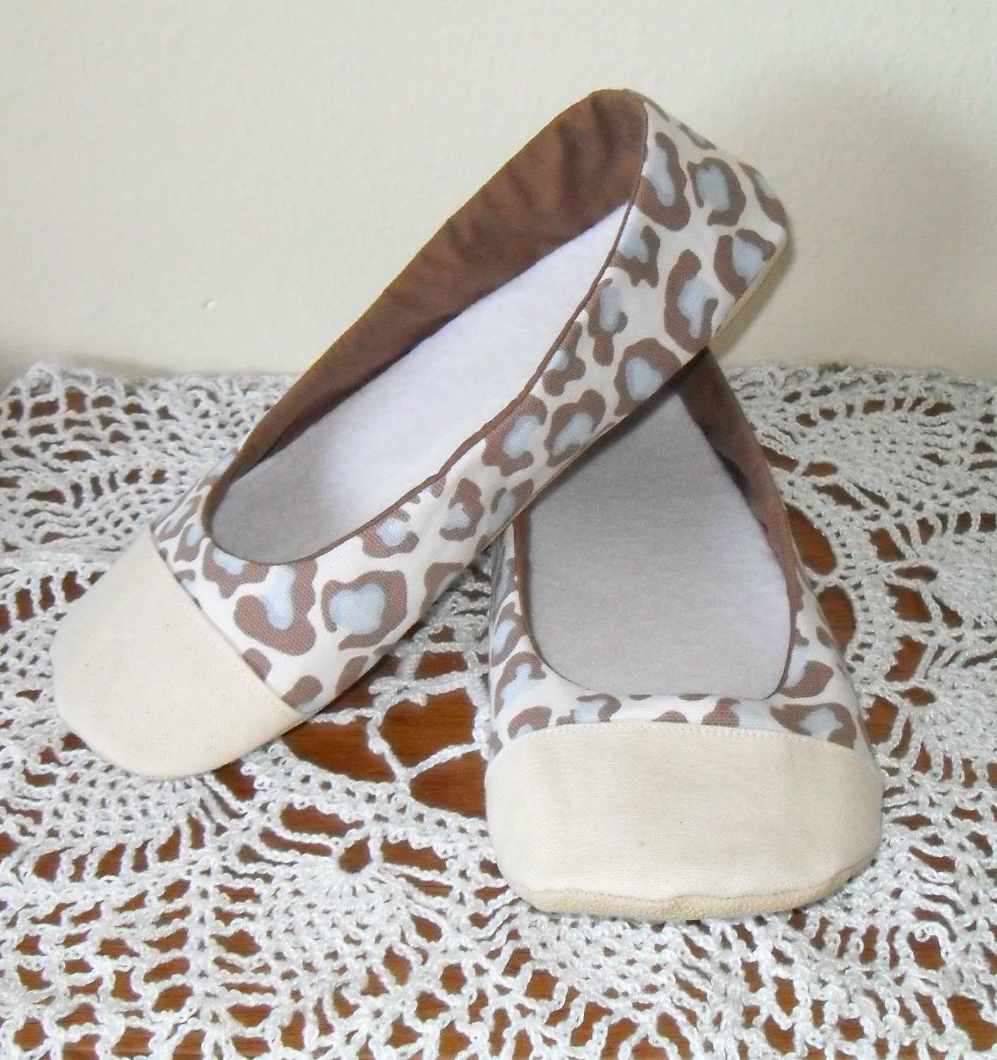 Custom Made Ballet Flats: Choose your Fabric and Style, Can Be Made to Match a Summery Creations Purse