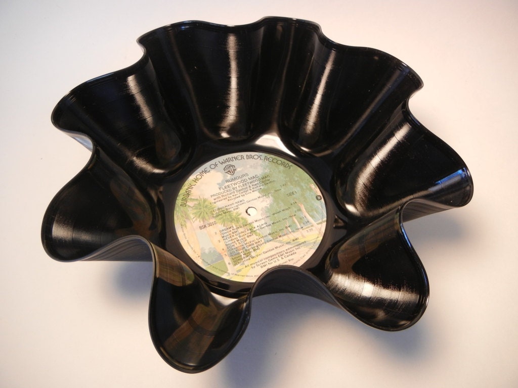 FLEETWOOD MAC Vinyl Record Bowl (Rumours)