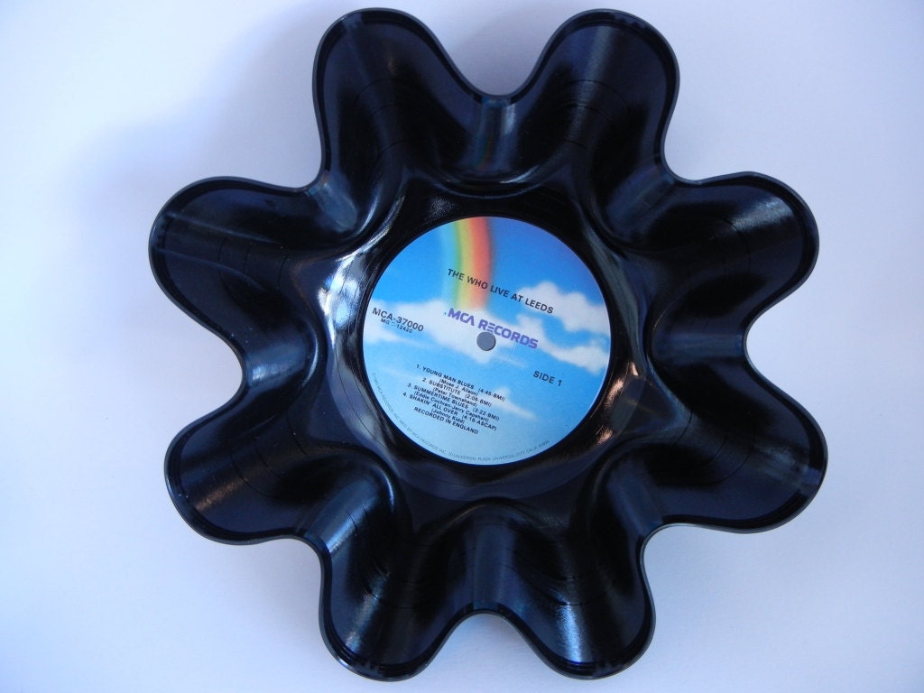 THE WHO Vinyl Record Bowl (The Who Live At Leeds)