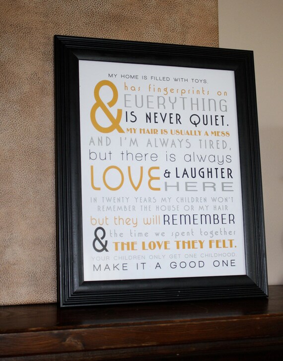 My Home is Filled with...