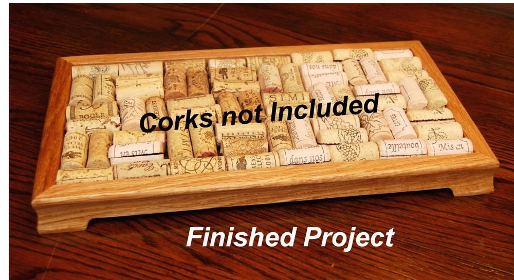 Wine Cork Trivet Hot Plate Handmade in Oak Hardwood