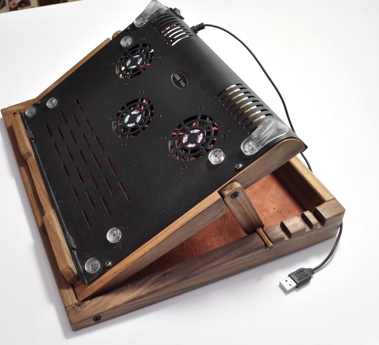 Laptop Tilt Stand with Cooling Fan