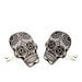 Cufflinks Sugar Skull Cuff Links Day Of The Dead Dia De Los Muertos Silver Plated