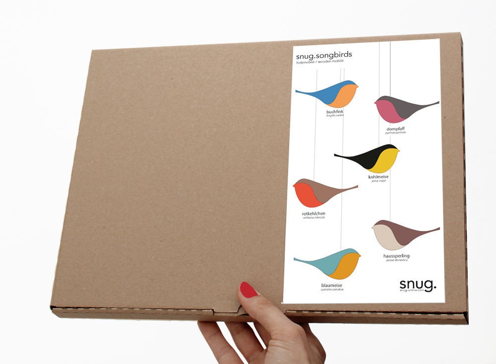 snug.songbirds - wooden mobile