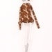 Mysterious Beaded doll -  lady wearing Brown dress  with scissors with Bordeaux vintage Beads and Buttons -handmade doll