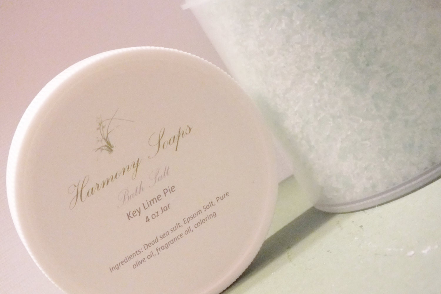 Key Lime Pie Bath Salt 4 oz Jar