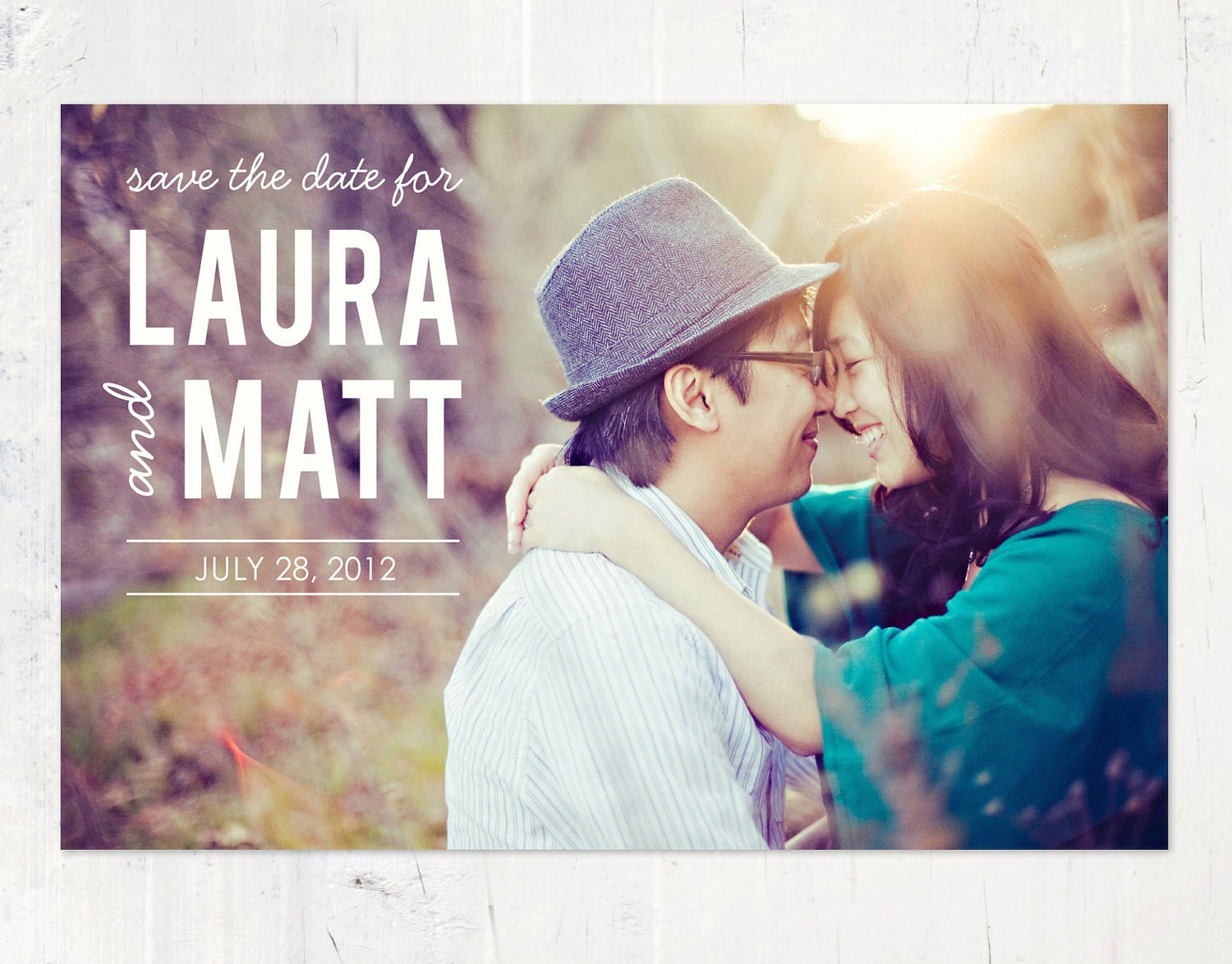 Save the Date Postcard