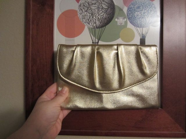 Gold Clutch - authentic vintage