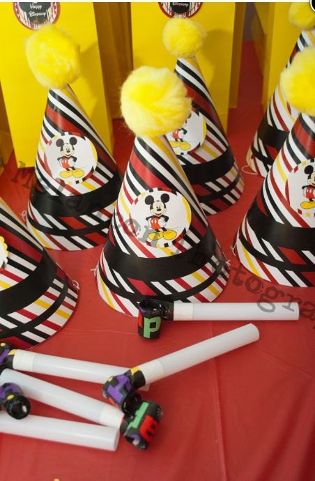 INSTANT DOWNLOAD -50% off - DIY Printable Mickey Mouse Birthday Package