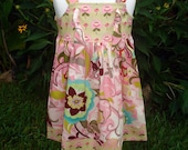 Sale Girls Knot Dress Hunky Dory sizes 6-9 months,12 months, 18 months, 2T, 3T, 4T by Baby Harrill