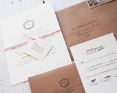 Custom Wedding Invitation Suite