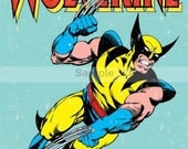 Handmade Cross Stitch Pattern Comic Pop Art Wolverine Cartoon Poster Picture PDF