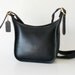 Authentic Classic Black Leather Coach Janices Legacy Shoulder Bag