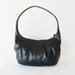 Authentic Classic Coach Pleated Ergo Black Leather Hobo Shoulder Bag