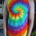 Men's tie dye tank top