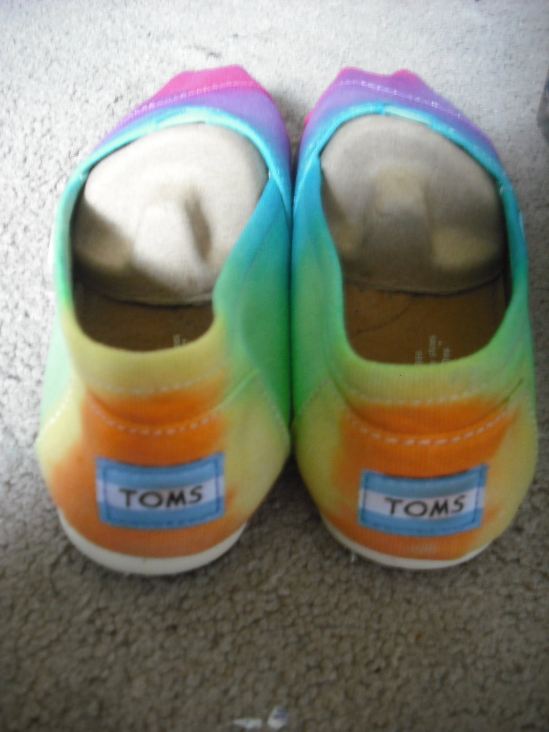 Tie dye Toms dye job reserved for Lilly