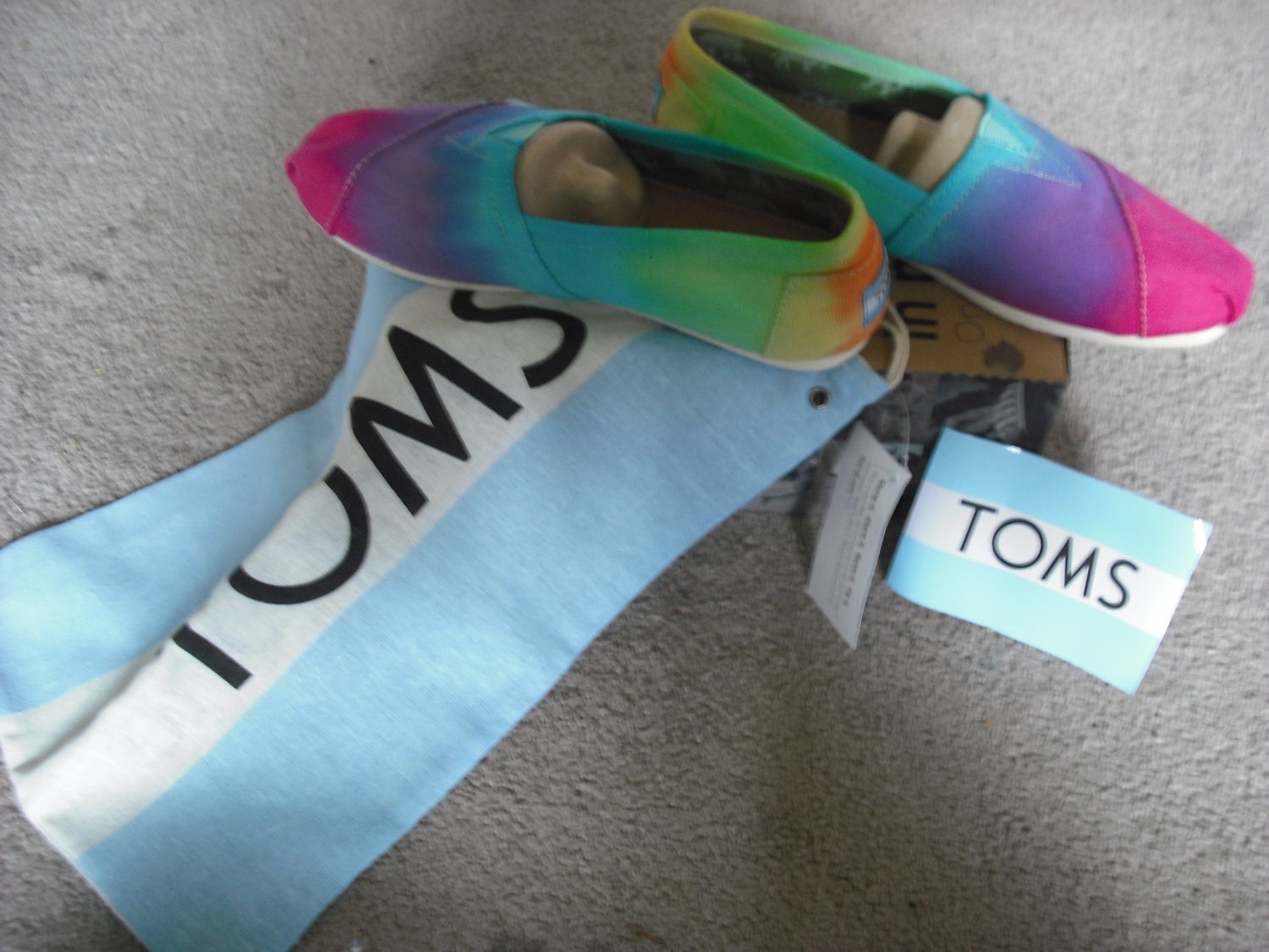 Tie dye Toms dye job reserved for Lilly