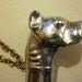 Vintage Umbrella Steampunk Rare Bull Dog Head handle