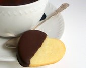 Natural Organic Gourmet Chocolate Covered Heart Cookies(12 Count)