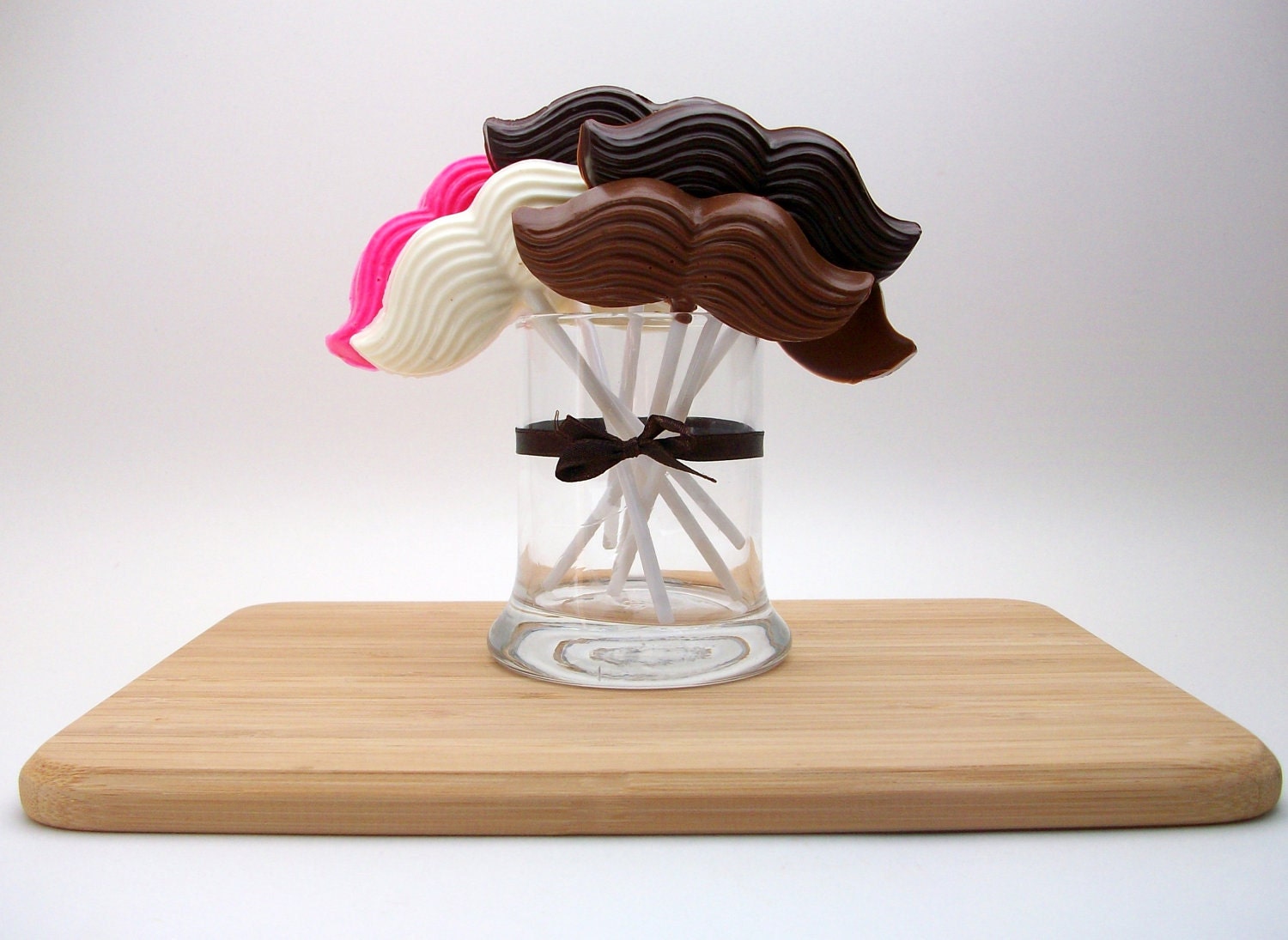 All Natural Chocolate Mustaches (8 count) - estheraguirre