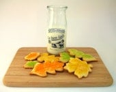All Natural & Organic Pecan Maple Leaves Butter Cookies (1 dozen)
