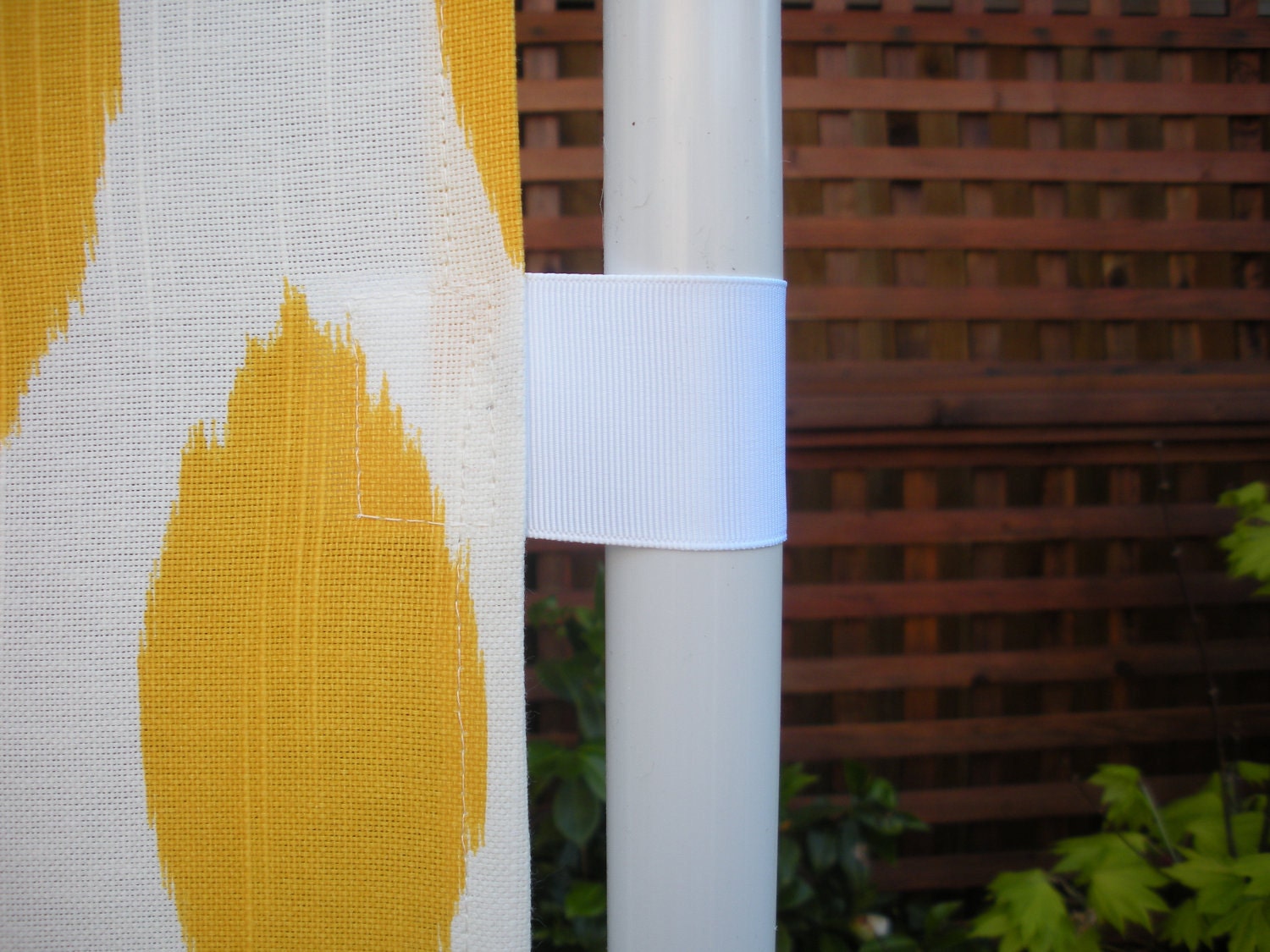 Yellow and White Photo Booth Backdrop