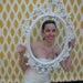 Yellow and White Photo Booth Backdrop