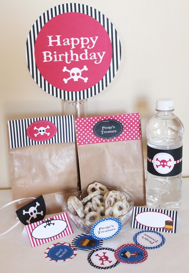 Pirate Printable Party Package Il_570xn
