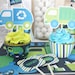 Garbage and Recycle Truck Birthday DIY Printable Party Kit - INSTANT DOWNLOAD