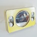 SALE Vintage Yellow Brytone Mod-Glo Lighted Makeup Mirror with Stand Christmas in July