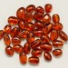 Loose olive Baltic amber beads 36 pc. Drilled through. BlbPOD4