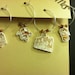 Harry Potter Book Art Wineglass Charms set of 6