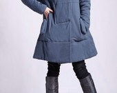 Winter is coming/womens clothing/warm coat/winter/linen coat/loose/24 colors/custom made