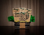 SALE - Abbey Rose Mini Holiday Gift Set - Your Choice of 6 Recycled Brown Bag Occasions Cards