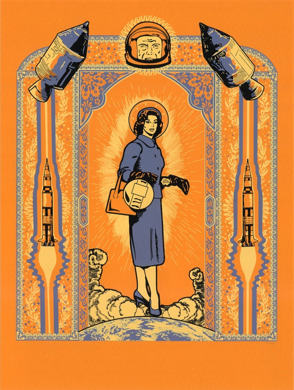 The American Mary (Silkscreen Print) - 18" x 24"
