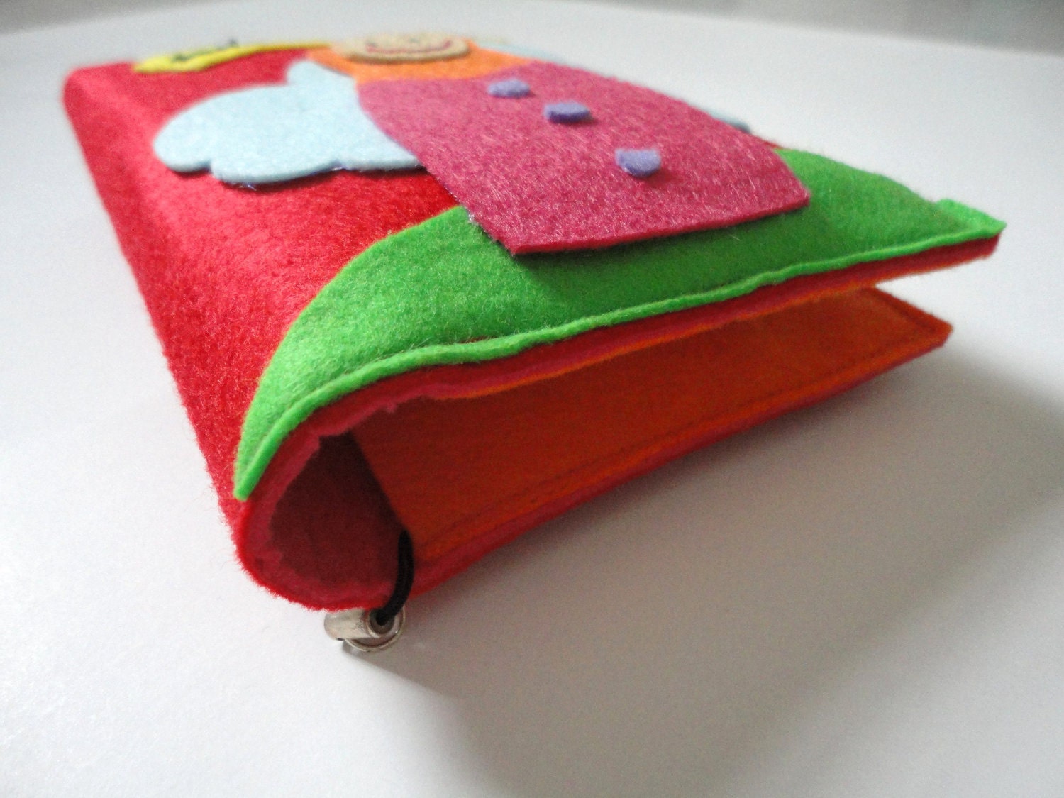 Felt Wallet - iphone case - phone case- card holder- notebook cover
