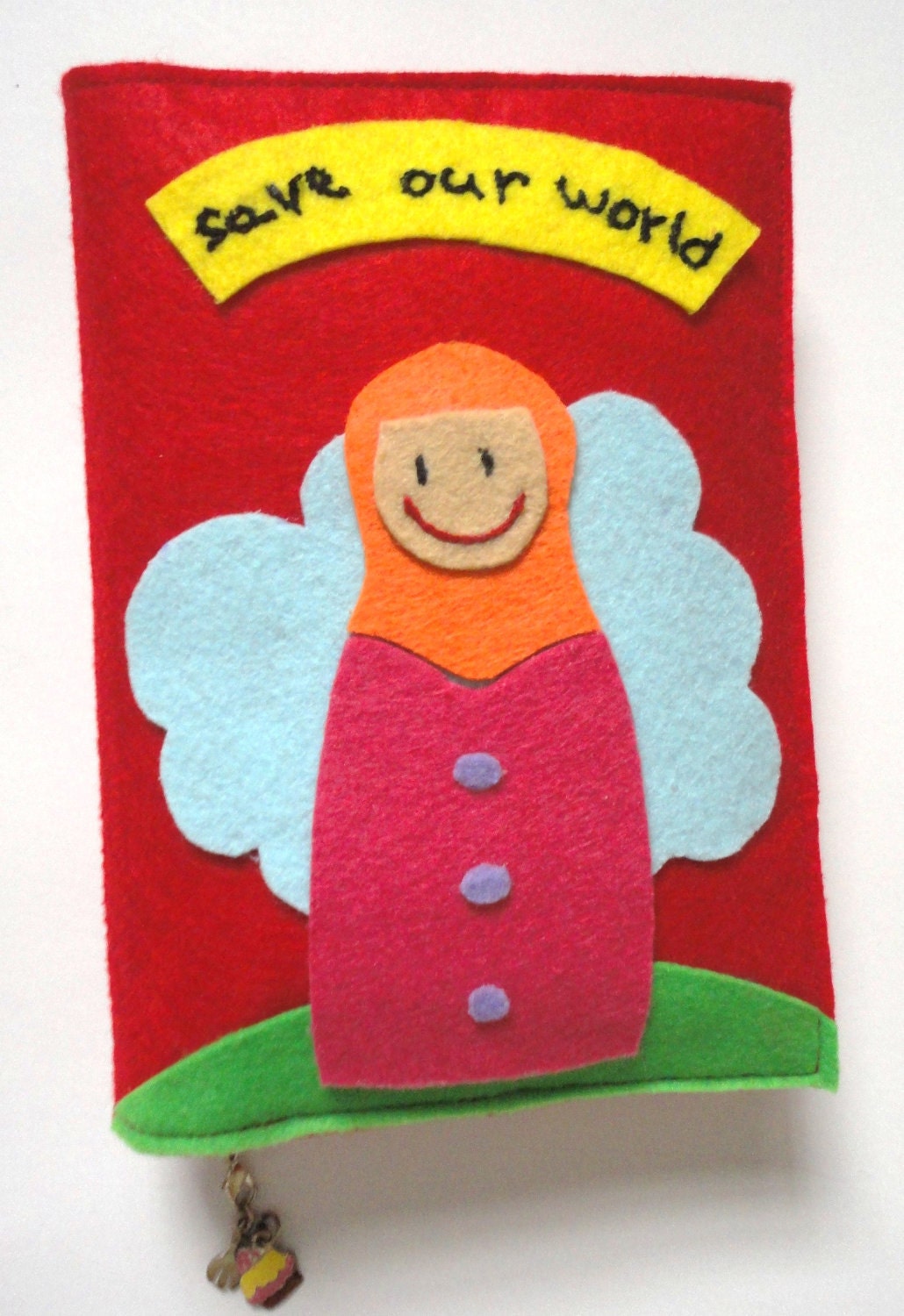 Felt Wallet - iphone case - phone case- card holder- notebook cover