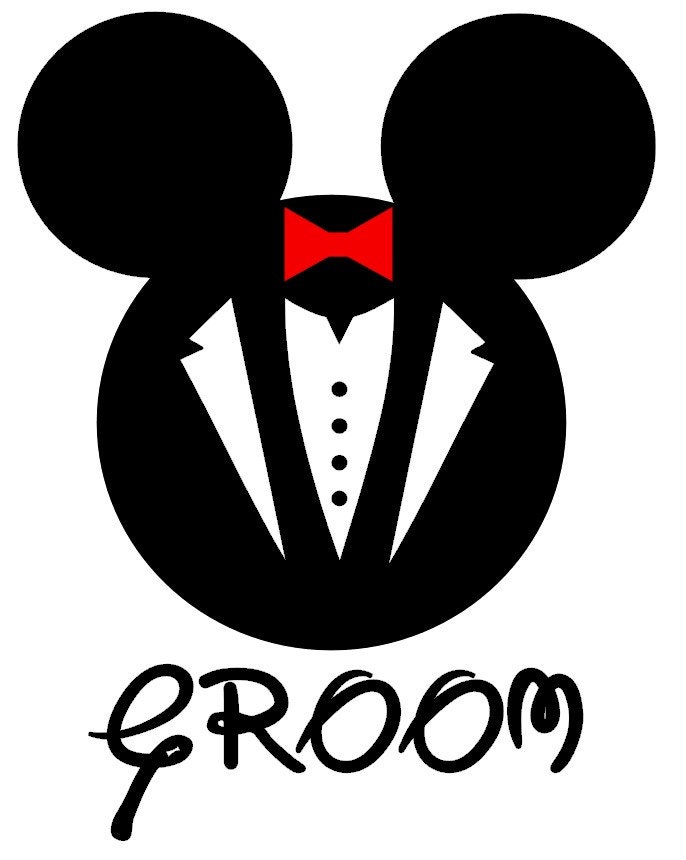 Personalized Minnie Bride Iron On