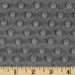 Blue Gray Dots fabric with gray minky- Infant car seat cover- Custom Order