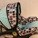 Argyle with tiffany minky boy  Infant car seat cover- Custom Order by BabyCovers2010