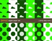 Digital Paper Pack (Set of 12 Papers) for Scrapbooking, card making, invitation, photo cards - Personal and Commercial Use - 100002C