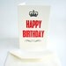 Letterpress Card - Happy Birthday