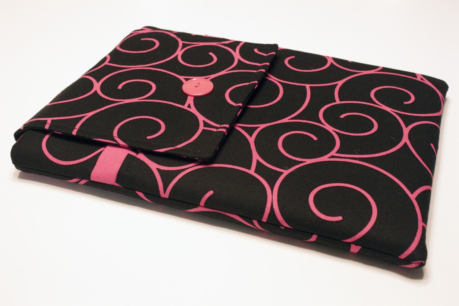 Kindle Cover, Kindle Fire Cover, Kindle Touch Cover, Kindle 3 Cover, New Kindle Cover, or Custom Ereader  - Pink swirls