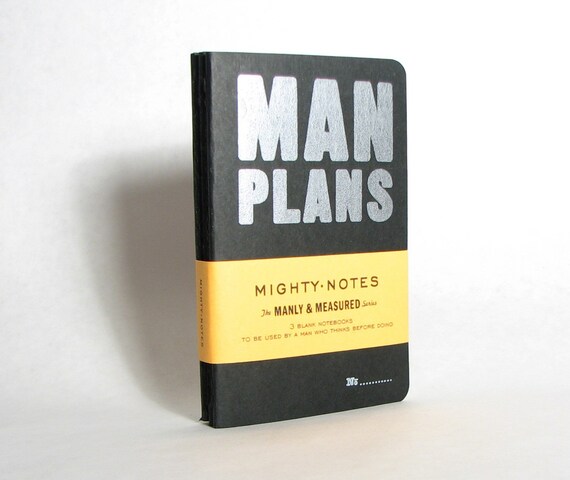 Man Plans Moleskine Trio