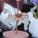 1990 Wooden Carousel Horse Hand Painted Figurine - Signed by Artist