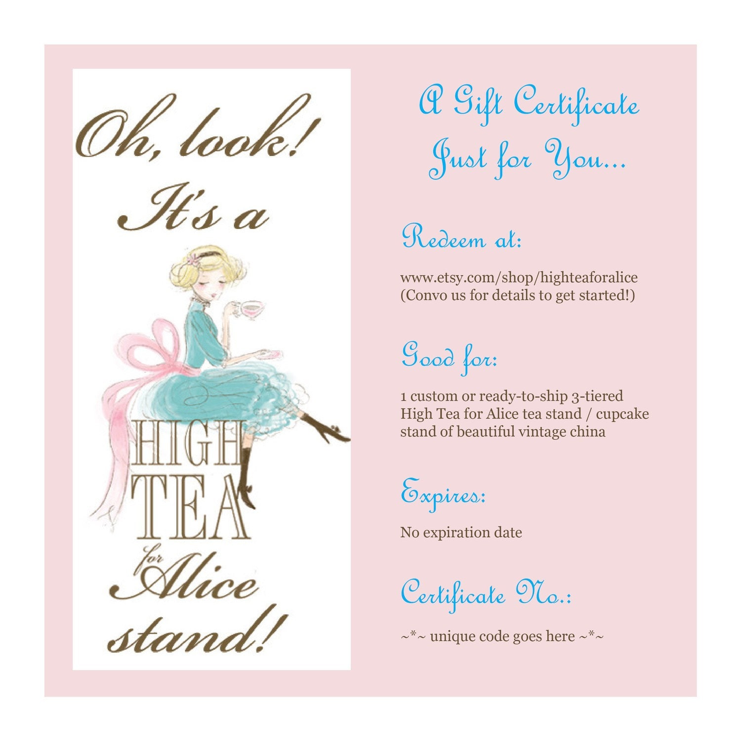 High Tea for Alice 1 CUSTOM 3-Tier Tea & Cupcake Stand of Vintage Fine China to Match Wedding Colors, Birthday Party or Home Decor Scheme