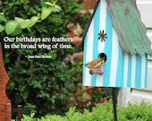 Birthdays are Feathers Card