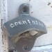 Modern Grey Bottle Opener Cast Iron -Mid Century Industrial - Soda Pop Opener -Concrete-Metal Wall Decor-Distressed-Slate -Summer Decor